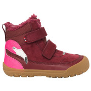 Botas de invierno para niños Viking Outdoor Footwear Alv Barefoot Paw Warm WP 2V Burgundy rojo oscuro Burgundy