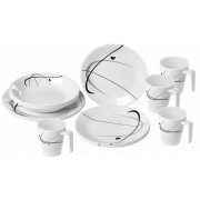 Vajilla Brunner Melamine Set Serenade