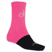 Calcetines Sensor Tour Merino růžová/černá negro/rosa
