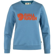 Sudadera de mujer Fjällräven Fjällräven Logo Sweater W azul/naranja Dawn Blue-Terracotta Brown