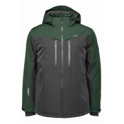 Chaqueta de esquí para hombre Loap Felini negro/verde DarkGreen