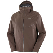 Chaqueta de hombre Salomon Bonatti Waterproof Jacket M marrón Coffee Bean