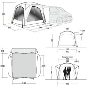 Carpa de autocaravana/furgoneta Outwell Milestone Lux