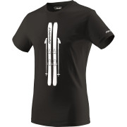 Camiseta de hombre Dynafit Graphic Co M S/S Tee negro/blanco black out/SKIS