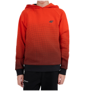 Sudadera para niños 4F Sweatshirt M2687 Multicolour 4 Allover rojo/negro Multicolour 4 Allover