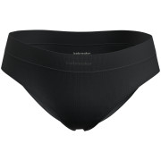 Bragas funcionales para mujer Icebreaker W Mer Rib Lotus Hipster negro Black