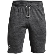 Pantalones cortos de hombre Under Armour Rival Terry Short gris Pitch Gray Full Heather / / Onyx White