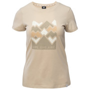 Camiseta de mujer Hi-Tec Lady Aldys beige PEYOTE