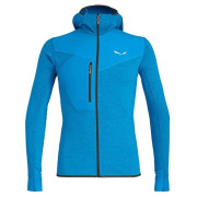 Sudadera de hombre Salewa Puez 2 Dry M L/S Hood Fz Tee azul CloisonneBluMelange/