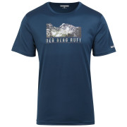 Camiseta de hombre Regatta Fingal Slogan III azul oscuro MoonLt Denim