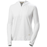 Sudadera de mujer Helly Hansen W Shine Solen 1/2 Zip Hoodie blanco 001 WHITE