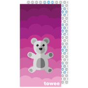Toalla de secado rápido Towee Bear rosa Pink