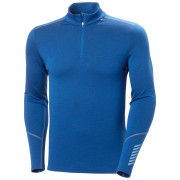 Camiseta funcional de hombre Helly Hansen Lifa Merino Midweight 1/2 Zip azul Deep Fjord