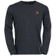 Camiseta funcional de hombre Fundango Justin Longsleeve T-shirt negro black heather