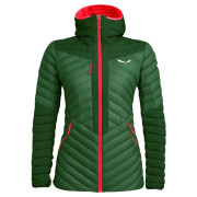 Chaqueta de mujer Salewa Ortles Light2 Rds Dwn W Hd Jkt verde RawGreen/