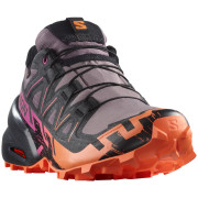 Calzado de mujer Salomon Speedcross 6 Gore-Tex gris/naranja Moonscape / Black / Bird Of Paradise