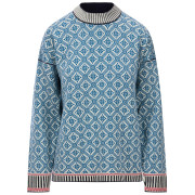 Jersey de mujer Dale of Norway Langøy Fem Sweater azul/blanco Arctic Blue Offwhite