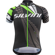 Maillot de ciclismo para niños Silvini Team CD1435 negro Blackgreen
