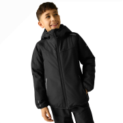 Chaqueta de invierno para niños Regatta Illuma Reflective Jacket Black