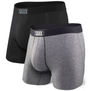 Calzoncillos bóxer Saxx Vibe Boxer Brief 2Pk negro/gris Black/Grey