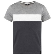 Camiseta de hombre Chillaz Color Block gris/blanco Color Block Black Melange