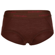 Bragas Icebreaker W's Sprite Hot Pants rojo/marrón espresso