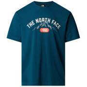 Camiseta de hombre The North Face M S/S Tee Varsity Graphic azul MIDNIGHT PETROL