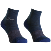 Calcetines de lana merino para hombre Ortovox Alpine Light Quarter Socks M azul/gris Blue Nunatak