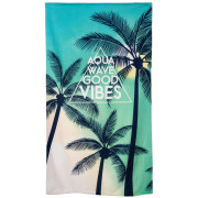 Toalla Aquawave Toflo azul Palms Print