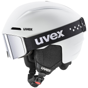 Juego de casco y gafas Uvex Viti set blanco mate white matt