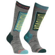 Calcetines de mujer Ortovox Free Ride Long Socks W azul ice waterfall