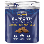 Golosinas para perros Fish4Dogs Digestion White Fish Morsels 225g