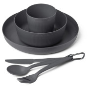 Vajilla Sea to Summit Camp Dinnerware Set - 6 pcs gris Charcoal