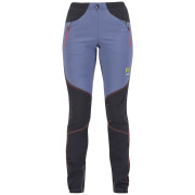 Pantalones de mujer Karpos Rock W Pant azul Vintage Indigo/Black/Hot Coral