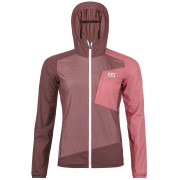 Chaqueta de mujer Ortovox Windbreaker Jacket W rosa/violeta mountain rose