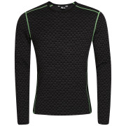 Camiseta funcional de hombre Zulu Merino 240 Long negro/verde Black/Green