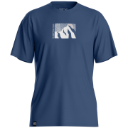 Camiseta funcional de hombre Ortovox 120 Cool Tec Mtn Sun azul Blue Nunatak