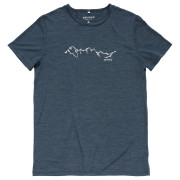 Camiseta de hombre Devold Active "Skyline" Tee Man azul oscuro NIGHT