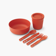 Vajilla Sea to Summit Passage Dinnerware Set 1P 6 Piece rojo Spicy Orange