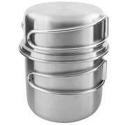 Taza Tatonka Handle Mug 500 Set plata Silver