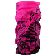 Cuello Dynafit Logo Neck Gaiter negro/rosa pink glo/0910 STRIPED