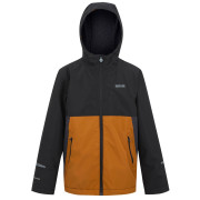 Chaqueta para niños Regatta Hillain Warm Lined negro/marrón Blk/PmSp/Ash