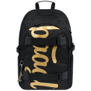 Mochila escolar Baagl Skate negro/dorado