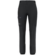 Pantalones de mujer Salewa Sella Dst Hyb Pant W negro black out