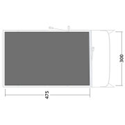 Suelo debajo de tienda de campaña Outwell Footprint Denver / Ohio / Colorado 5 Air