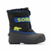 Botas de invierno para niños Sorel Snow Commander™ Black negro/azul