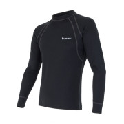 Camiseta de hombre Sensor Double Face dl. rukáv negro Black
