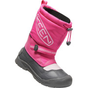 Botas de nieve para niños Keen Snow Troll Wp Children rosa fuchsia purple/silver