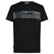 Camiseta de hombre Icebreaker Men Merino 150 Tech Lite SS Tee Elevation Line negro Black