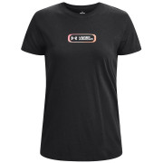 Camiseta de mujer Under Armour GRADIENT PILL SS negro Black/White